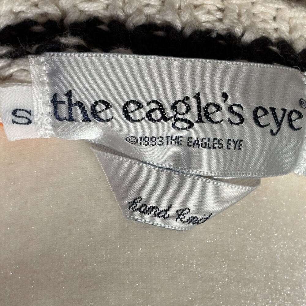 Eagle's Eye Fall Design Sweater Woman's Vintage - Picture 11 of 12